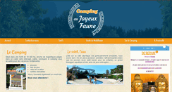 Desktop Screenshot of camping-joyeuxfaune.com